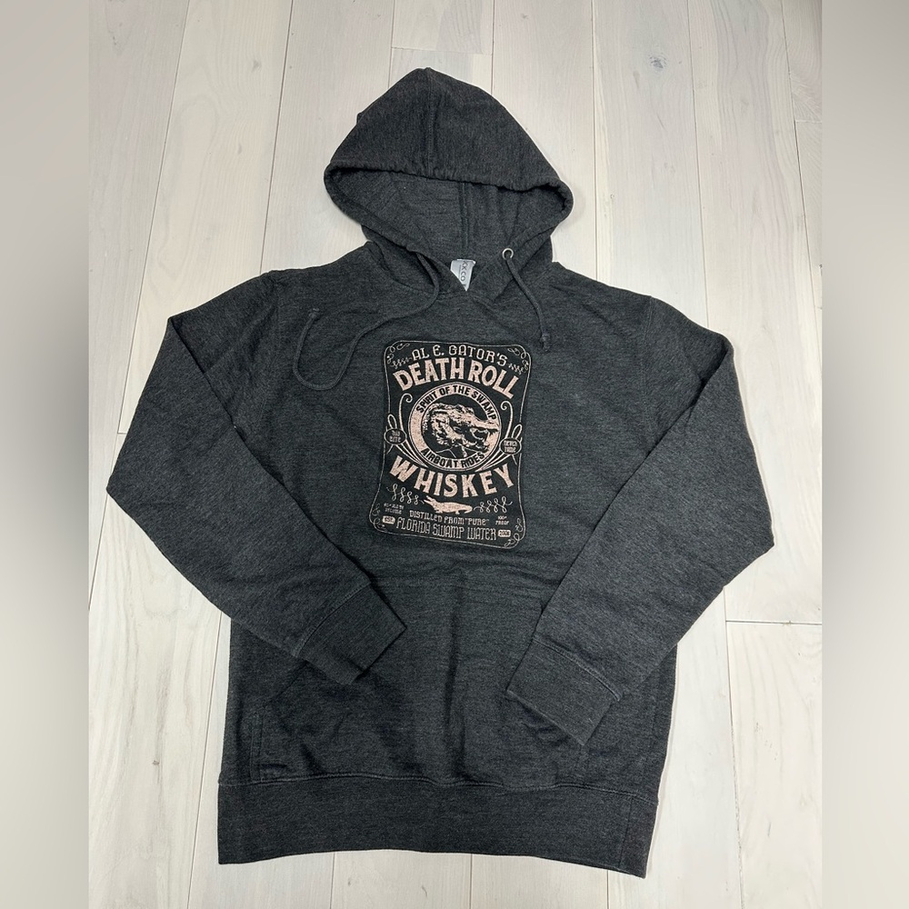 Gray Graphic Sweatshirt Hoodie